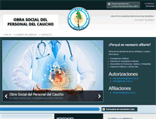 Tablet Screenshot of ospeca.org.ar